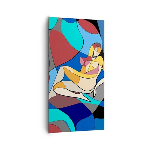 Obraz na plátne - Kubistický akt - 65x120 cm