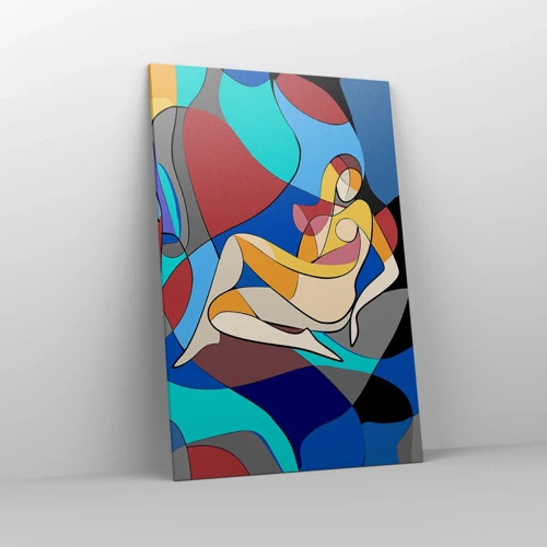 Obraz na plátne - Kubistický akt - 80x120 cm