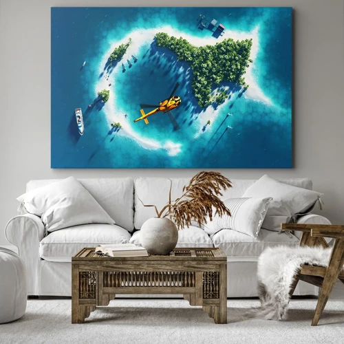 Obraz na plátne - Kúp si ostrov - 70x50 cm
