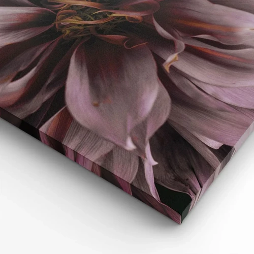 Obraz na plátne - Kvetinové srdce - 160x50 cm
