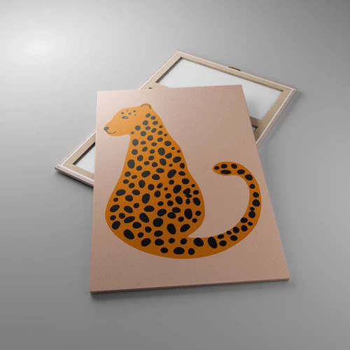 Obraz na plátne - Leopardný vzor je v móde - 80x120 cm