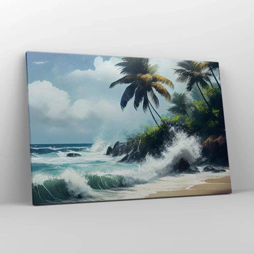 Obraz na plátne - Na tropickom pobreží - 120x80 cm