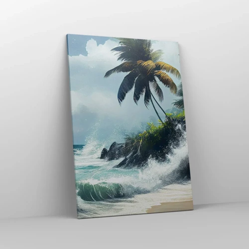 Obraz na plátne - Na tropickom pobreží - 70x100 cm