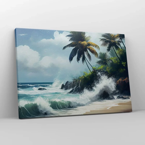 Obraz na plátne - Na tropickom pobreží - 70x50 cm