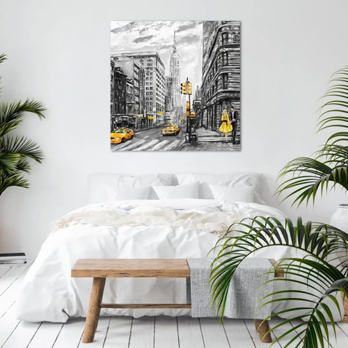 Obraz na plátne - Newyorský príbeh - 40x40 cm