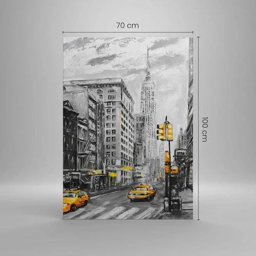 Obraz na plátne - Newyorský príbeh - 70x100 cm