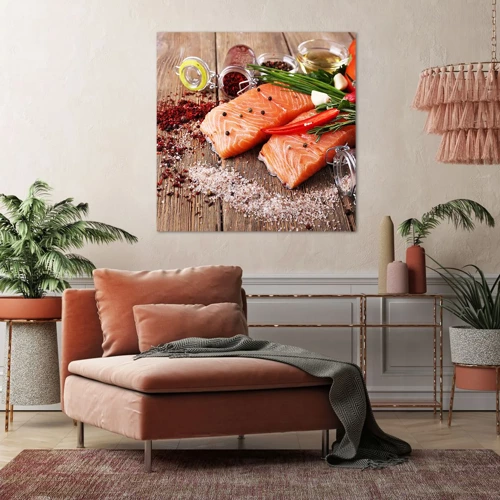 Obraz na plátne - Nórske dobrodružstvo v kuchyni - 30x30 cm