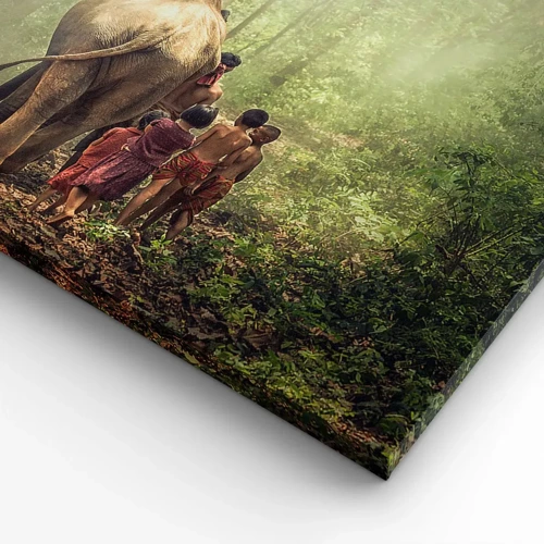 Obraz na plátne - Nová Kniha džunglí - 30x30 cm