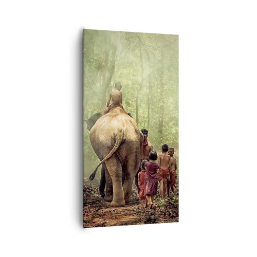 Obraz na plátne - Nová Kniha džunglí - 65x120 cm