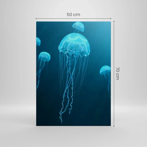 Obraz na plátne - Oceánsky tanec - 50x70 cm
