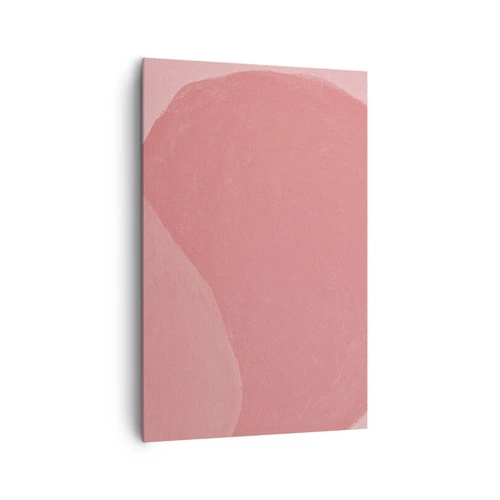 Obraz na plátne - Organická kompozícia v ružovej - 80x120 cm