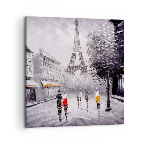 Obraz na plátne - Parížska prechádzka - 60x60 cm