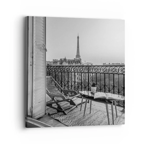 Obraz na plátne - Parížske popoludnie - 30x30 cm