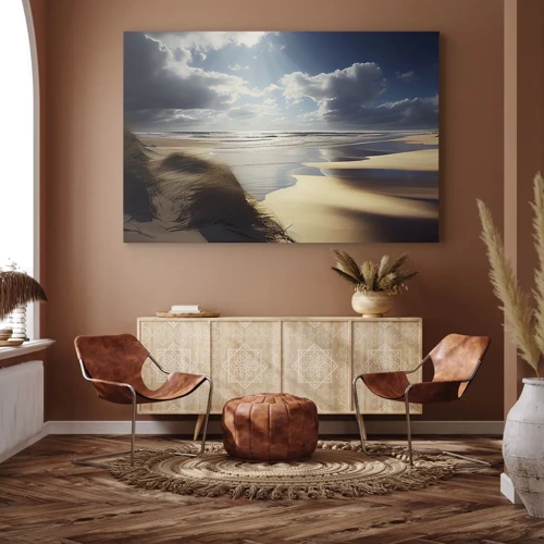 Obraz na plátne - Pláž, divoká pláž - 120x80 cm