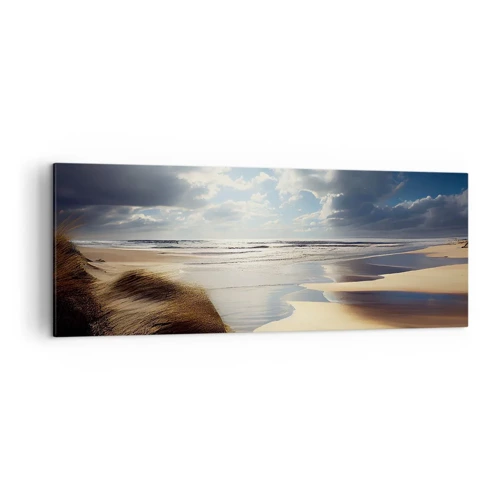 Obraz na plátne - Pláž, divoká pláž - 140x50 cm