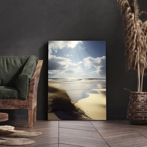 Obraz na plátne - Pláž, divoká pláž - 50x70 cm