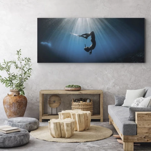 Obraz na plátne - Podvodný tanec - 120x50 cm