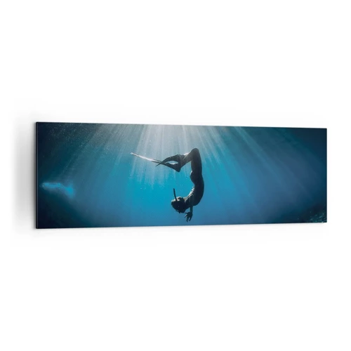 Obraz na plátne - Podvodný tanec - 160x50 cm