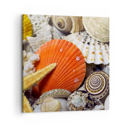 Obraz na plátne - Poklady oceánu - 60x60 cm