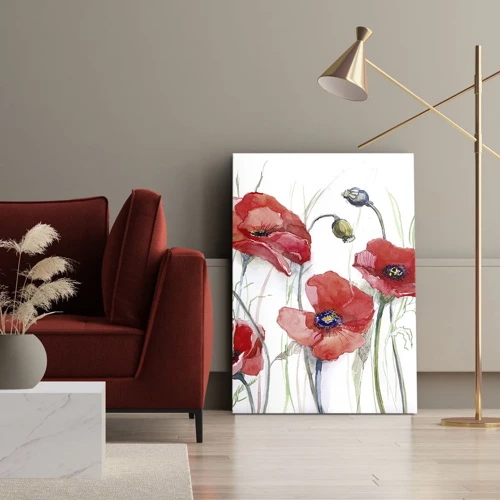 Obraz na plátne - Poľské kvety - 50x70 cm