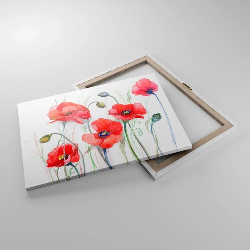 Obraz na plátne - Poľské kvety - 70x50 cm