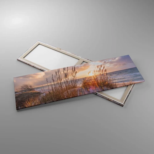 Obraz na plátne - Rozlúčka so slnkom a vetrom - 160x50 cm