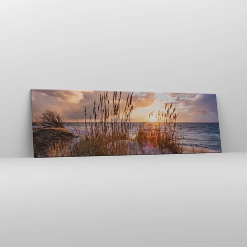 Obraz na plátne - Rozlúčka so slnkom a vetrom - 160x50 cm
