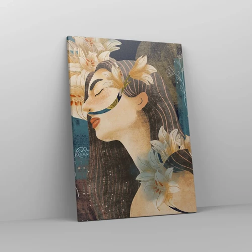 Obraz na plátne - Rozprávka o princeznej s ľaliami - 50x70 cm