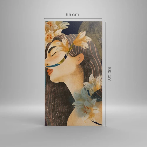 Obraz na plátne - Rozprávka o princeznej s ľaliami - 55x100 cm