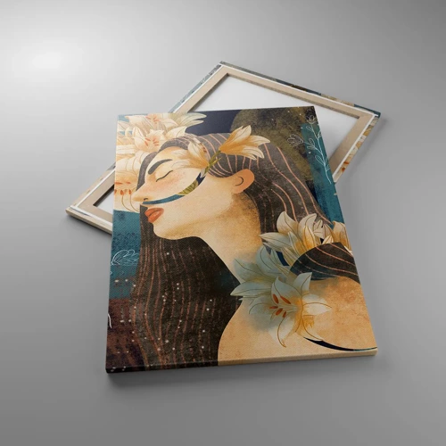 Obraz na plátne - Rozprávka o princeznej s ľaliami - 70x100 cm