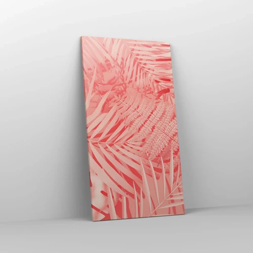 Obraz na plátne - Ružový koncept - 55x100 cm