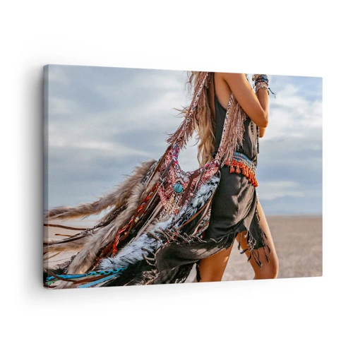 Obraz na plátne - Šamanovo dievča - 70x50 cm