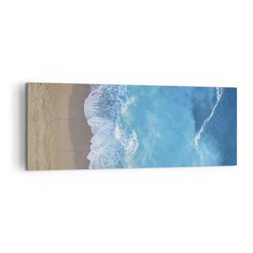 Obraz na plátne - Sila modrej - 140x50 cm