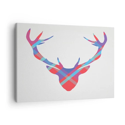 Obraz na plátne - Škótsky jeleň - 70x50 cm