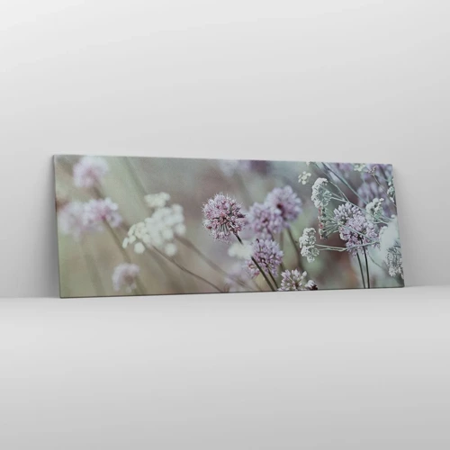 Obraz na plátne - Sladké filigrány byliniek - 140x50 cm