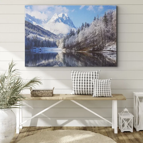 Obraz na plátne - Snehová stráž - 100x70 cm