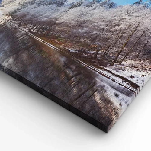 Obraz na plátne - Snehová stráž - 140x50 cm