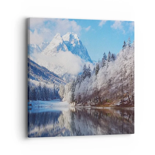 Obraz na plátne - Snehová stráž - 40x40 cm