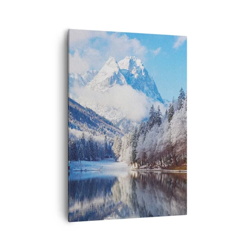 Obraz na plátne - Snehová stráž - 70x100 cm