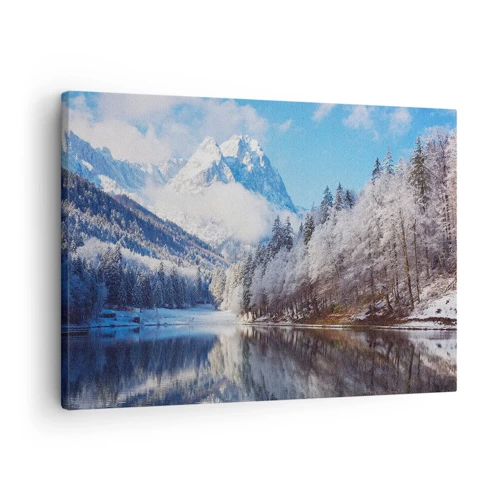 Obraz na plátne - Snehová stráž - 70x50 cm