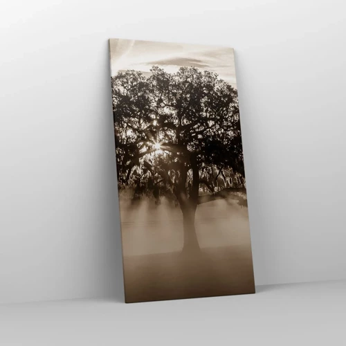 Obraz na plátne - Strom správ samotného dobra - 65x120 cm
