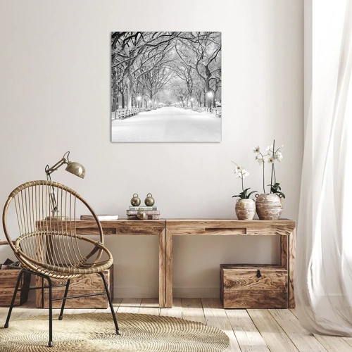 Obraz na plátne - Štyri ročné obdobia – zima - 40x40 cm