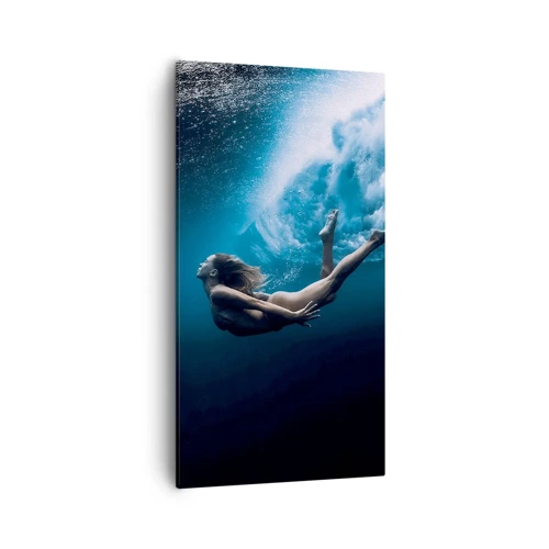 Obraz na plátne - Súčasná morská panna - 55x100 cm