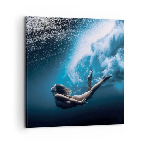 Obraz na plátne - Súčasná morská panna - 60x60 cm
