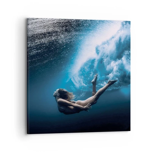 Obraz na plátne - Súčasná morská panna - 70x70 cm