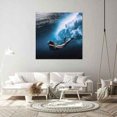 Obraz na plátne - Súčasná morská panna - 70x70 cm