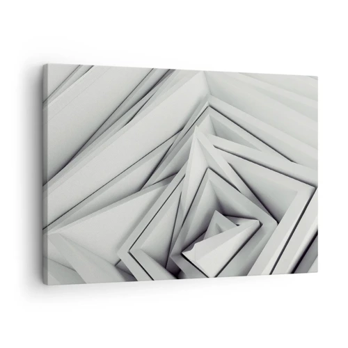Obraz na plátne - Symfónia ostrých uhlov - 70x50 cm