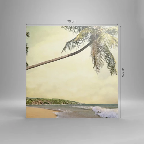 Obraz na plátne - Tropický sen - 70x70 cm