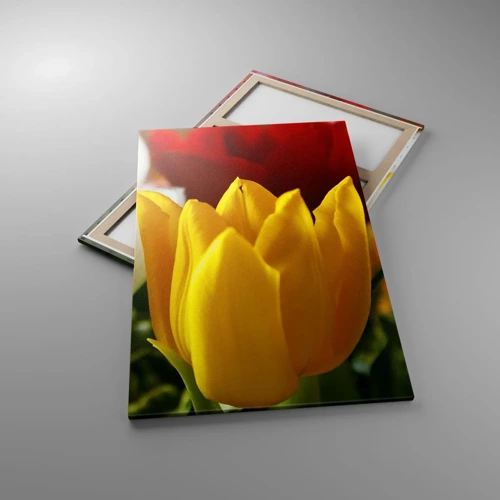 Obraz na plátne - Tulipánová horúčka - 80x120 cm