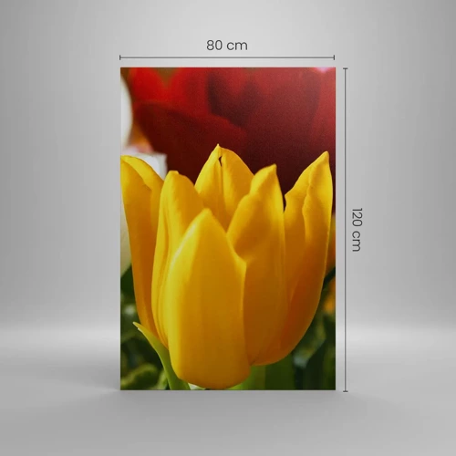 Obraz na plátne - Tulipánová horúčka - 80x120 cm